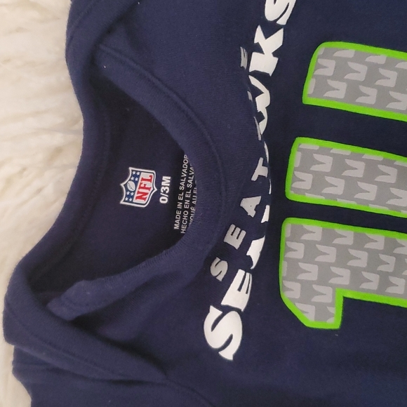 Seahawks Baby Onesie Bundle - 0-3M (EUC) - Picture 7 of 8